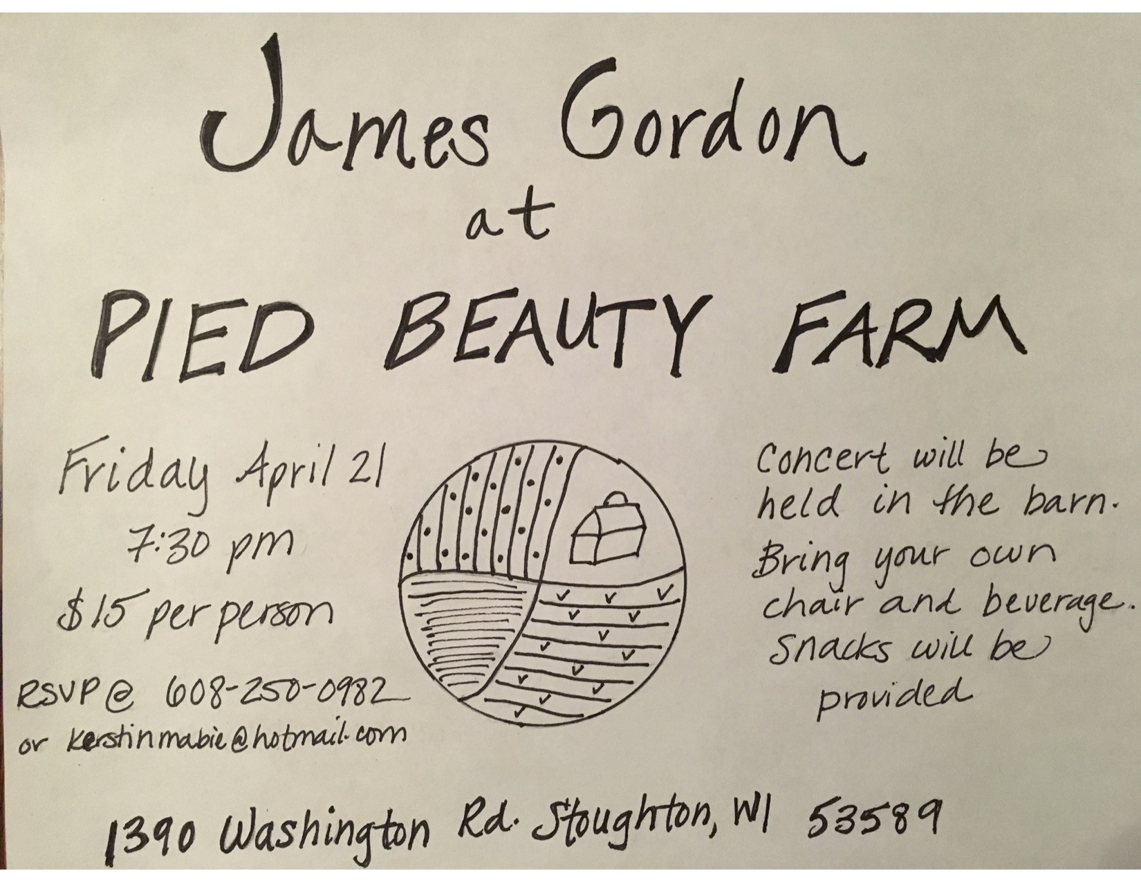 James Gordon Invitation